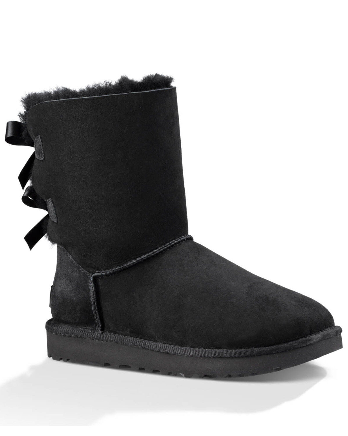 Image #1 - UGG Women's Bailey Bow II Boot, Black, hi-res