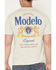 Image #4 - Modelo Men's Logo Short Sleeve Graphic T-Shirt, Natural, hi-res