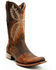 Image #1 - Corral Men's Embroidered Western Boots - Square Toe, Chocolate, hi-res