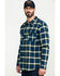 Image #3 -  Hawx Men's Lineman Plaid Stretch Flannel Long Sleeve Work Shirt, , hi-res