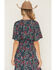 Image #5 - Idyllwind Women's Meadow Floral Print Short Sleeve Cropped Shirt, Black, hi-res