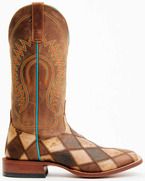 Image #2 - Horse Power by Anderson Bean Men's Patchwork Boots, Brown, hi-res