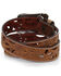 Angel Ranch Women's Filigree Cutout Belt, Tan, hi-res