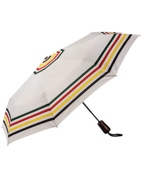 Pendleton Glacier Park Stripe Umbrella , White, hi-res