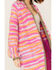 Image #3 - Free People Women's Pink Tiger Knit Duster, Pink, hi-res
