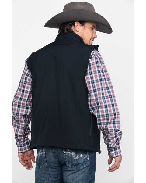 Image #2 - Justin Men's Laminated Softshell Bonded Vest , , hi-res