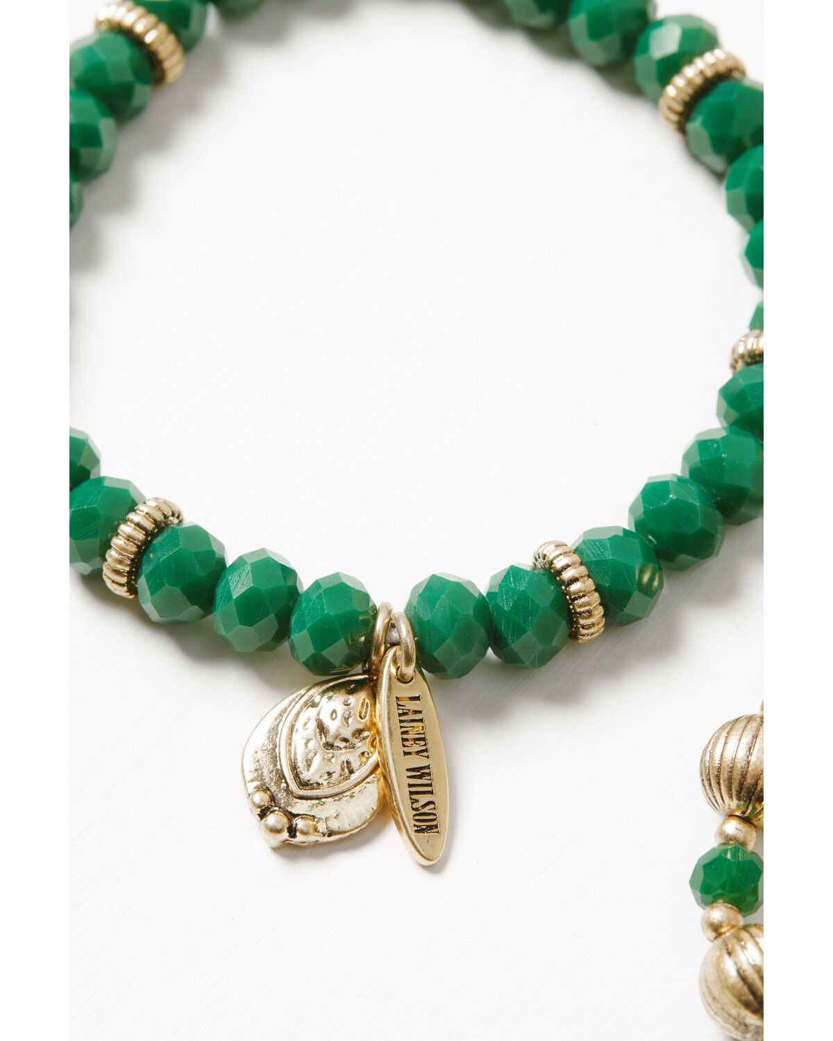 Image #2 - Lainey Wilson Women's Beaded Bracelet, Gold, hi-res