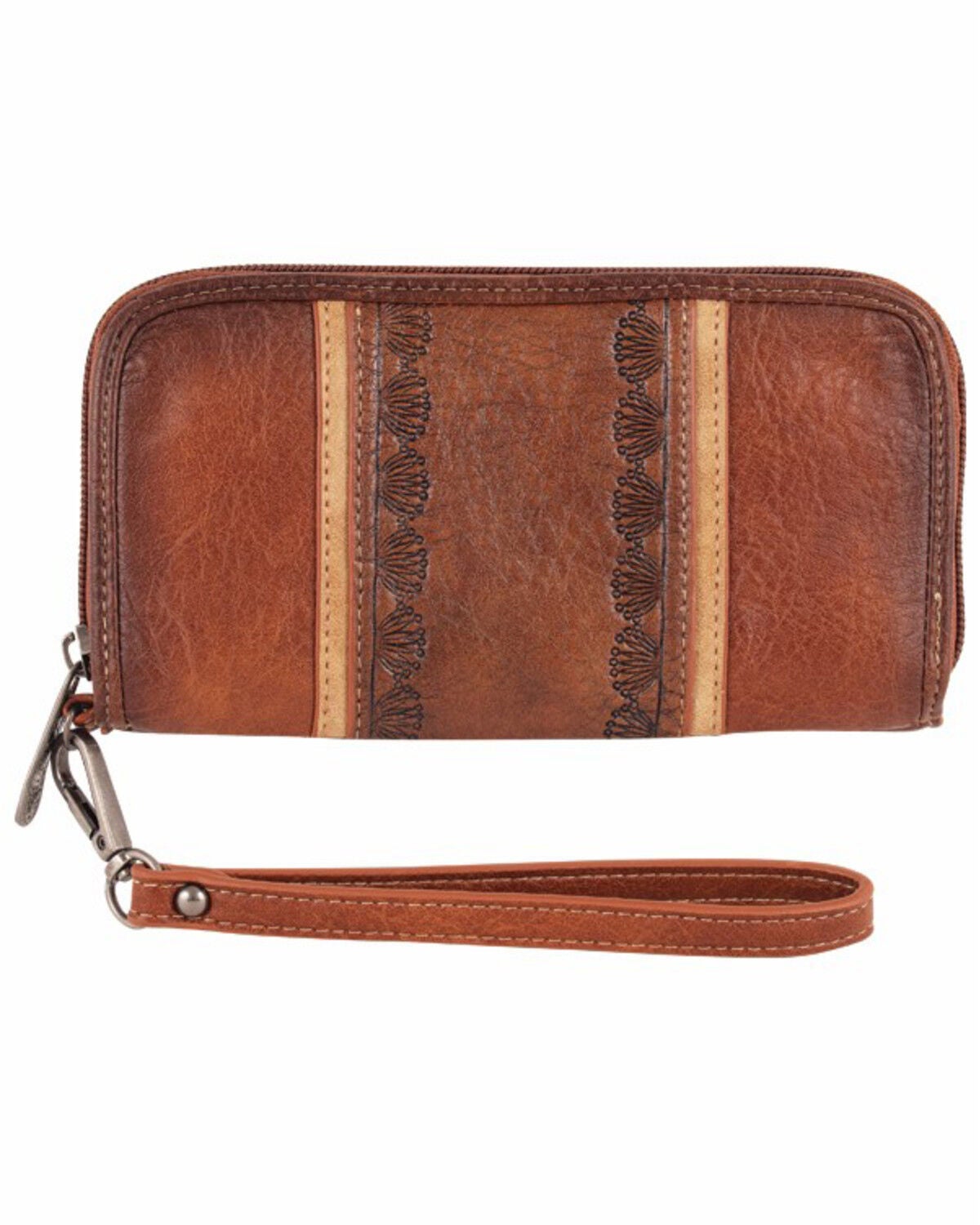 Justin Women's Sunburst Wallet, Brown, hi-res