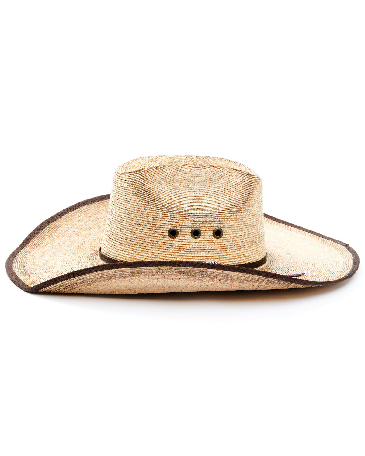 Image #3 - Twister Fired Straw Cowboy Hat, Dark Brown, hi-res