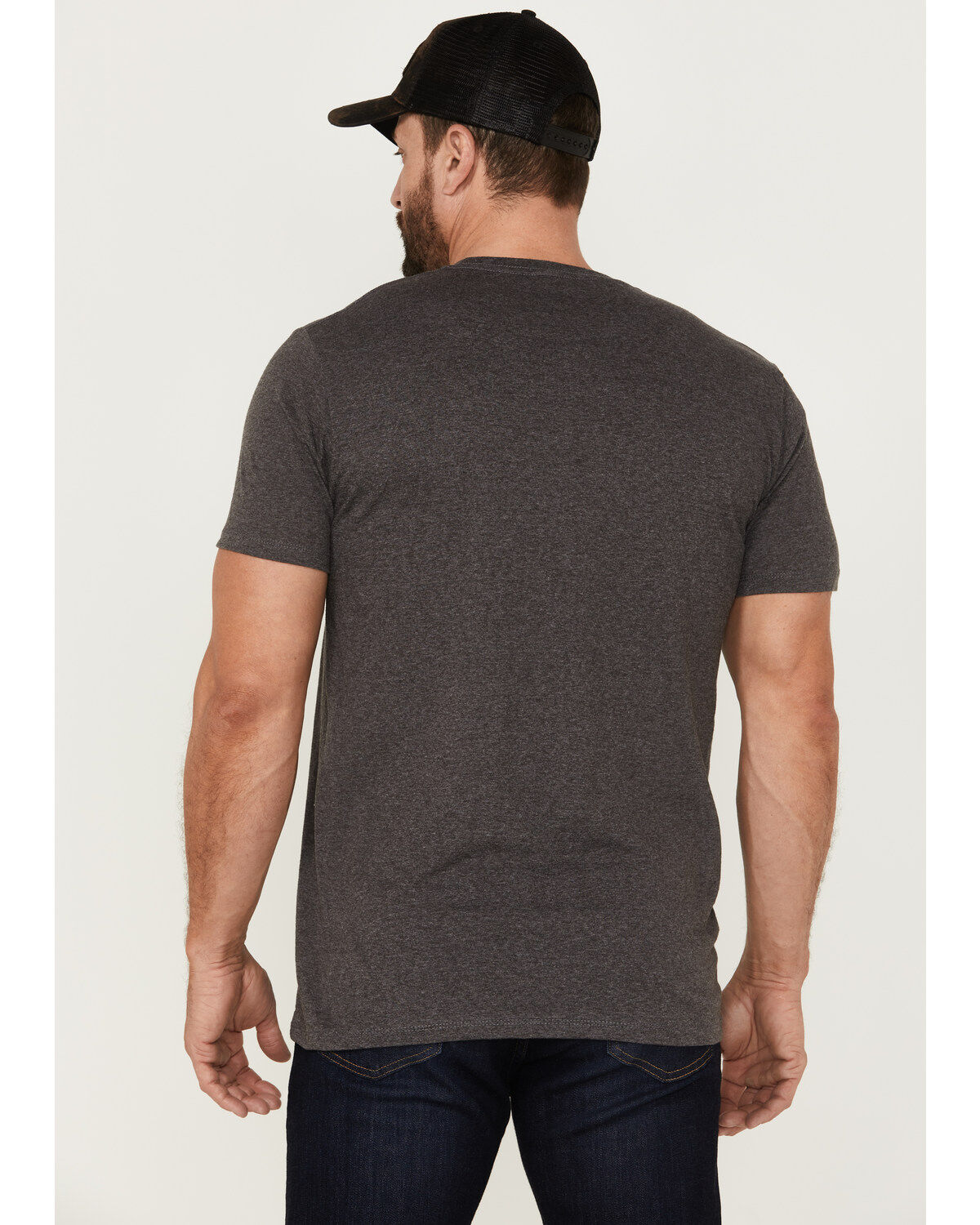 Image #4 - Flag & Anthem Men's Mountains Americana Graphic T-Shirt, Charcoal, hi-res
