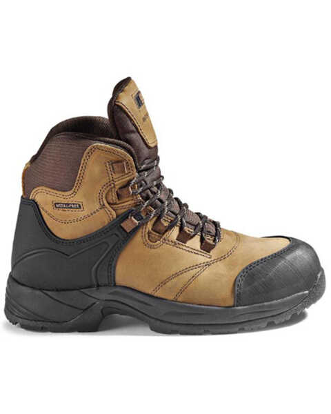 Image #2 - Kodiak Men's Journey Lace-Up Waterproof Hiker Work Boots - Composite Toe, Brown, hi-res