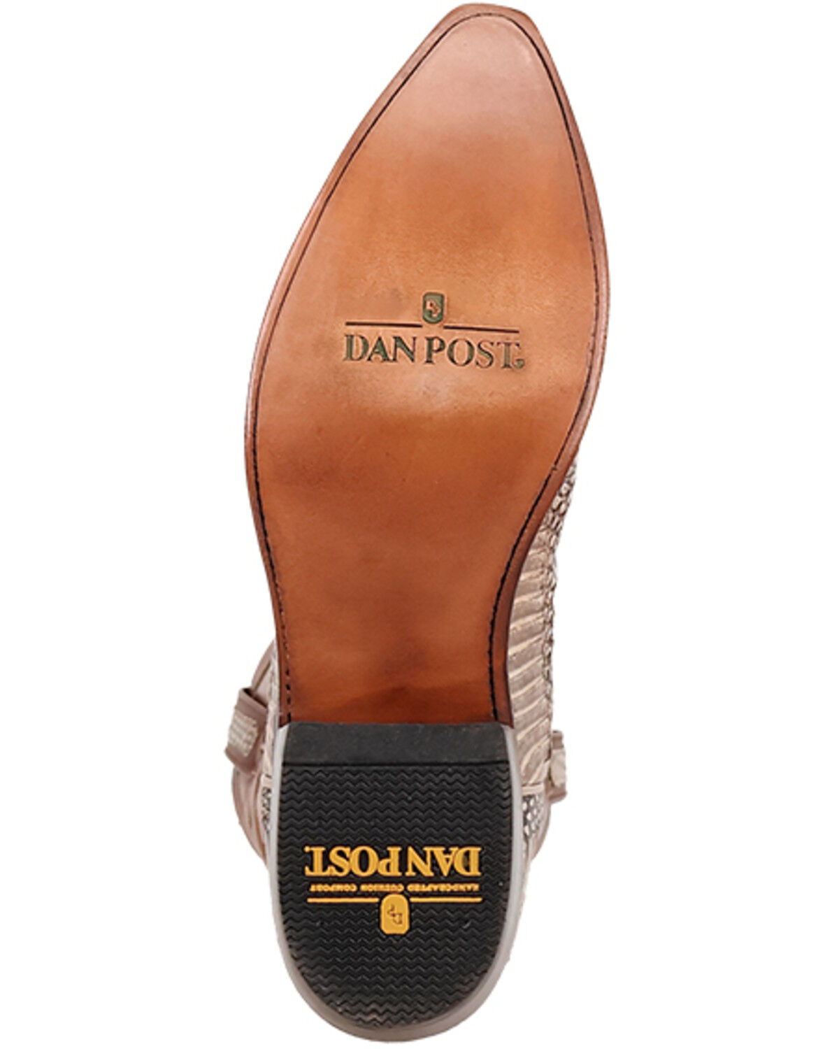 Image #7 - Dan Post Men's Exotic Cobra Western Boots - Snip Toe, Natural, hi-res