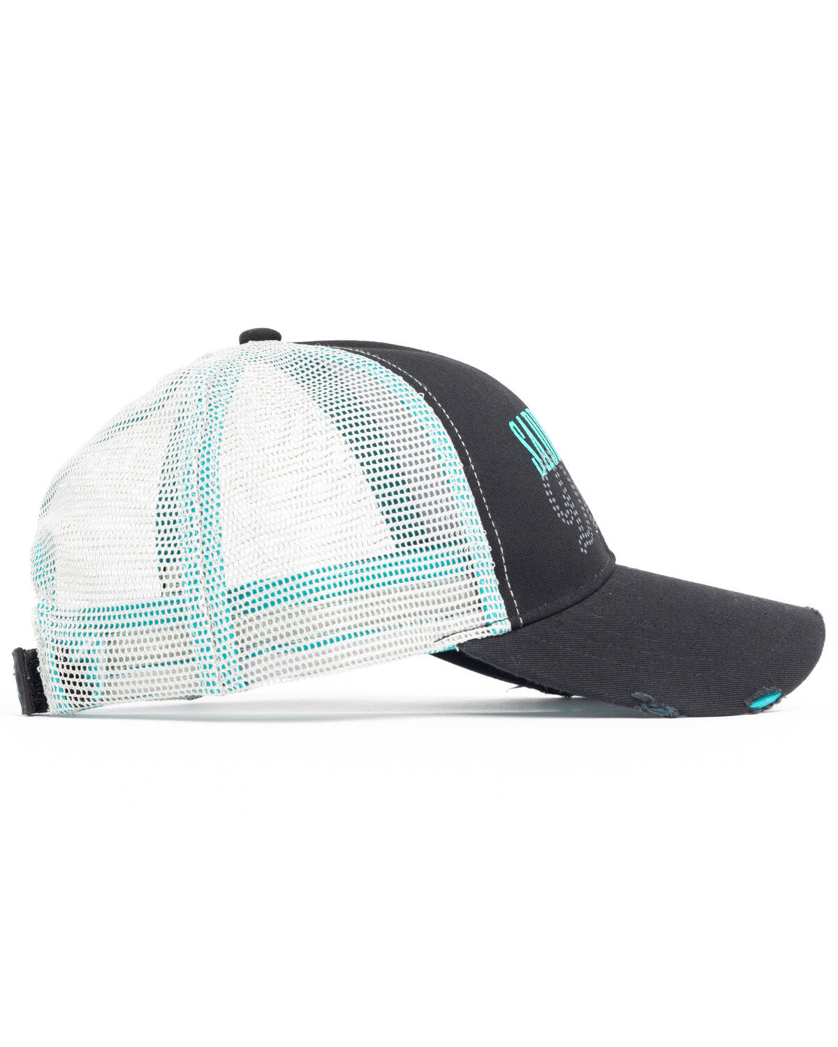 Image #3 - Shyanne Women's Saddle Up Darlin Mesh Ball Cap , Black, hi-res