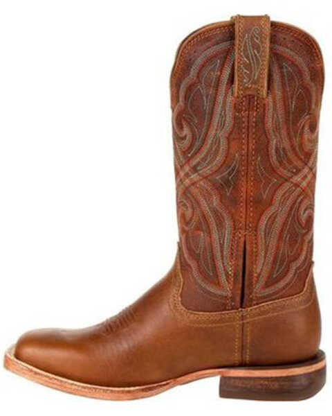 Image #3 - Durango Women's Areno Pro Western Boots - Broad Square Toe, Tan, hi-res