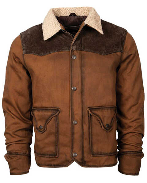 STS Ranchwear By Carroll Men's Daybreak Sherpa Jacket - Big, Rust Copper, hi-res