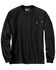 Image #2 - Carhartt Men's FR Force&reg; Irvine Wrench Bolt Long Sleeve Work Pocket T-Shirt, Black, hi-res