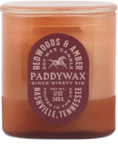 Paddywax Vista 12oz Rusty Pink Glass Candle, No Color, hi-res
