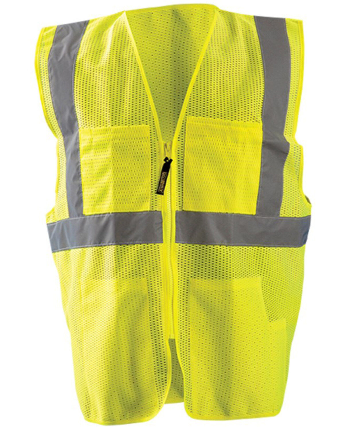 Image #1 - Airgas Safety Products Men's Hi-Vis Surveryor Work Vest, Yellow, hi-res