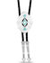 Image #1 - Montana Silversmiths Women's Southwest Skies Scalloped Bolo Tie, Turquoise, hi-res