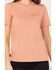 Image #3 - Timberland Women's Cotton Core Short Sleeve T-Shirt , Pink, hi-res