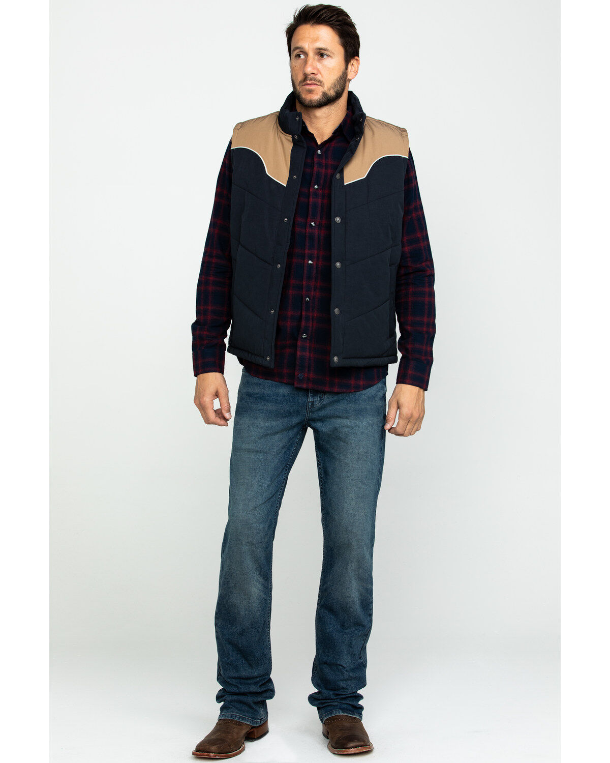 Image #6 - Moonshine Spirit Men's Gold Digger Puffer Vest, , hi-res