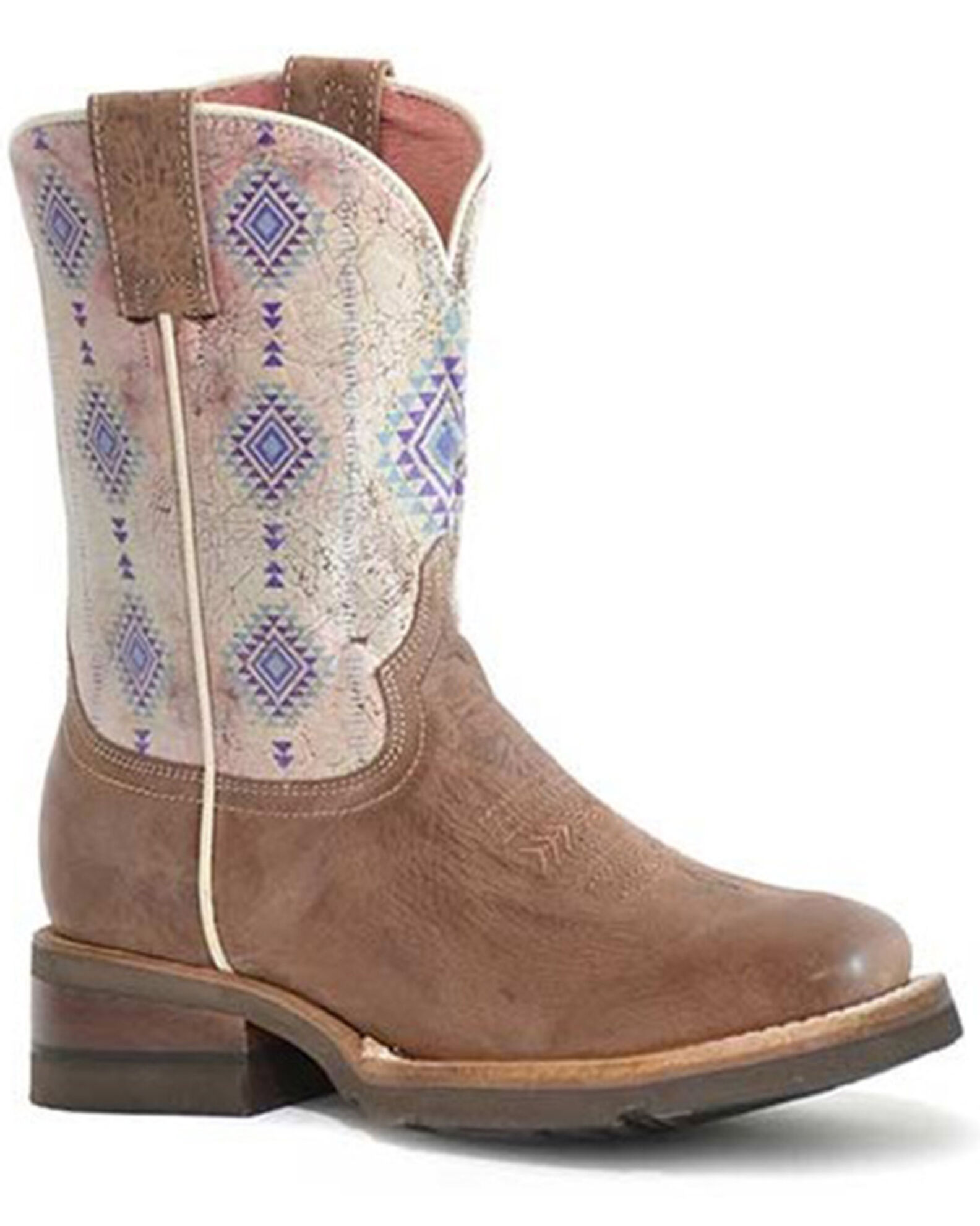 Roper Little Boys Southwestern Western Boots Square Toe