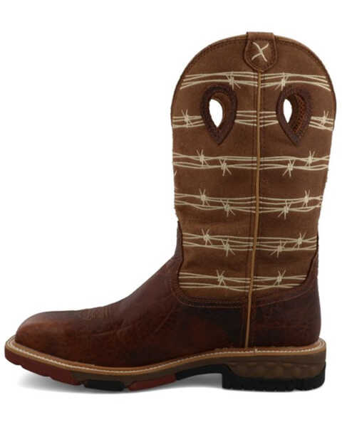 Image #3 - Twisted X Men's 12" Waterproof Western Work Boots - Alloy Toe, Multi, hi-res