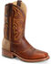 Image #1 - Double H Men's Snakebite Saddle Vamp Western Boots - Square Toe, , hi-res