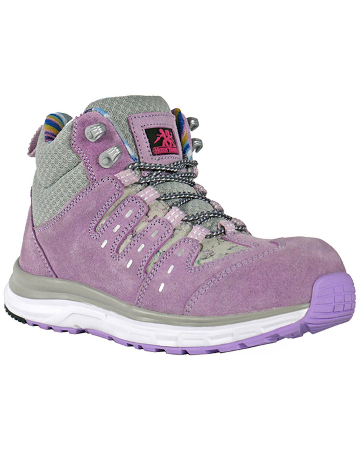 Hoss Women's Trisha Hiker Work Shoes - Composite Toe, Purple, hi-res