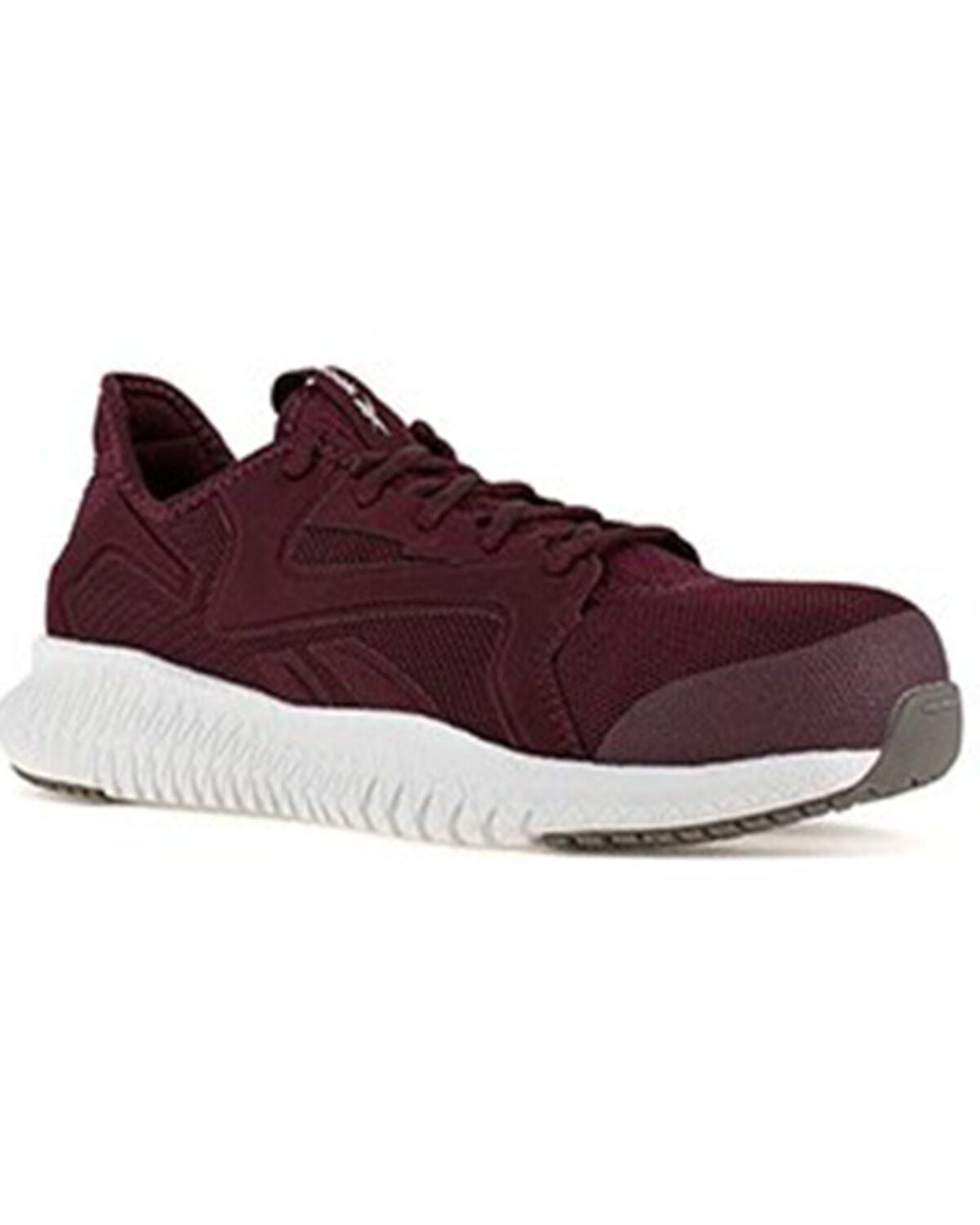 Reebok Women's Flexagon 3.0 Athletic Work Sneakers - Composite Toe, Burgundy, hi-res