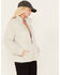 Stillwater Supply Women's Solid Teddy Zip Sweater, Natural, hi-res