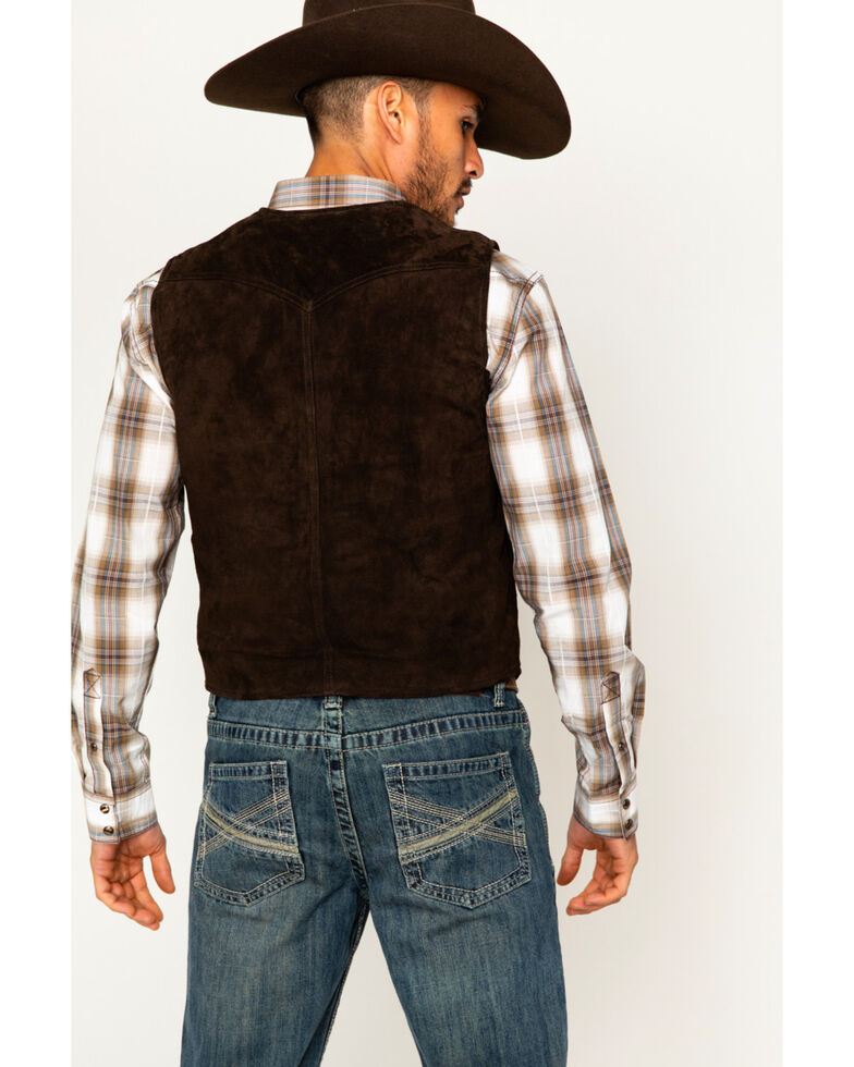 Cody James Men's Wild Boar Suede Vest