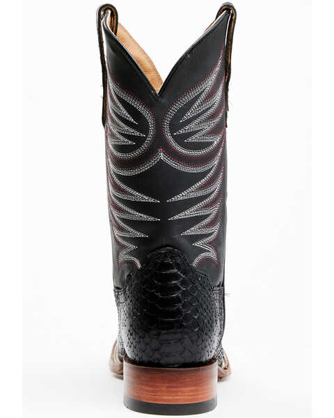 Image #5 - Cody James Men's Matte Python Exotic Western Boots - Broad Square Toe , Black, hi-res