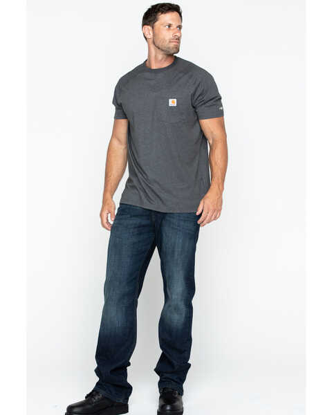 Image #7 - Carhartt Men's Force Cotton Short Sleeve Shirt, , hi-res