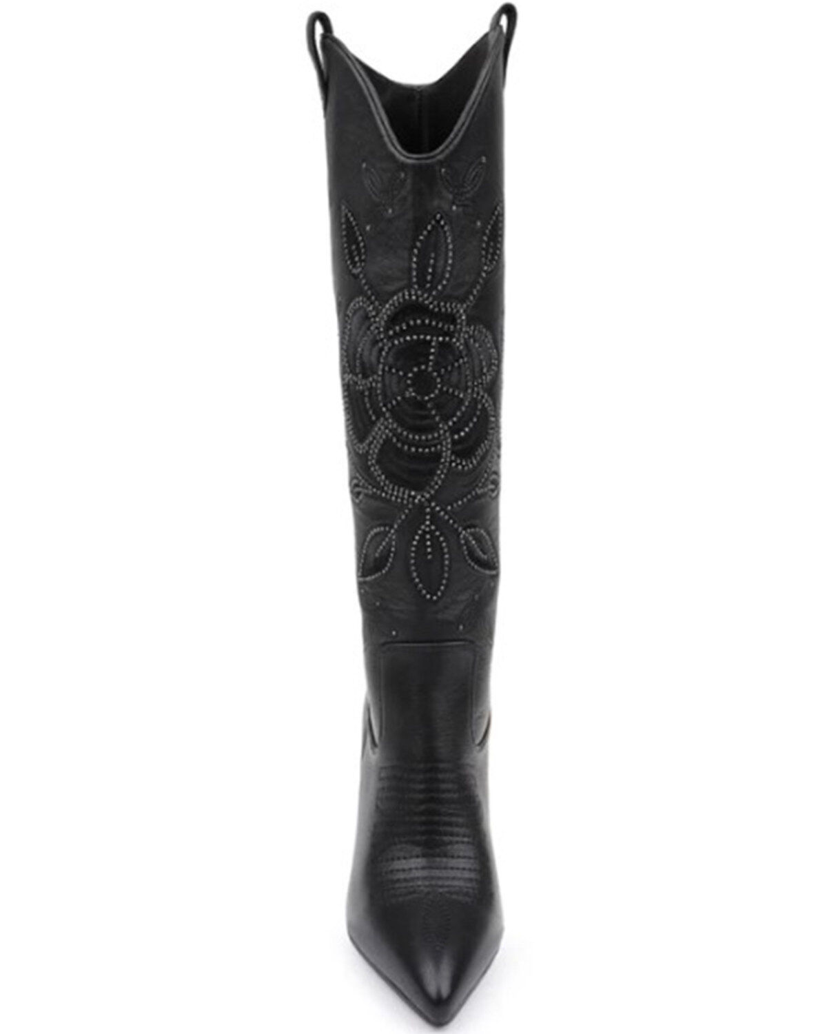 Image #4 - DanielXDiamond Women's Acadia Embroidered Western Boots - Snip Toe, Black, hi-res