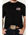 Image #3 - Howitzer Men's Blue Collar Trust Short Sleeve Graphic T-Shirt, , hi-res
