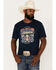 Image #1 - Cody James Men's Longhorn Graphic Short Sleeve T-Shirt, , hi-res