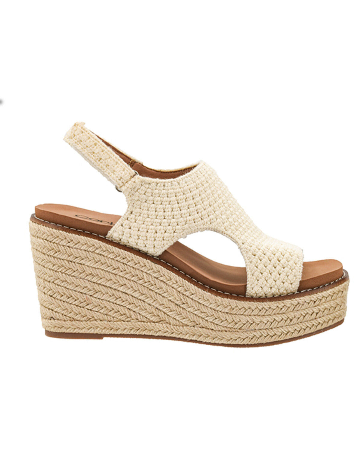 Image #2 - Corkys Women's Freddie Wedge Sandals, Natural, hi-res