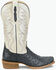 Image #2 - Tony Lama Men's Ranchero Tyler Exotic Ostrich Western Boots - Square Toe, Grey, hi-res
