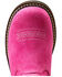 Image #4 - Ariat Girls' Fatbaby Western Boots - Round Toe, Hot Pink, hi-res
