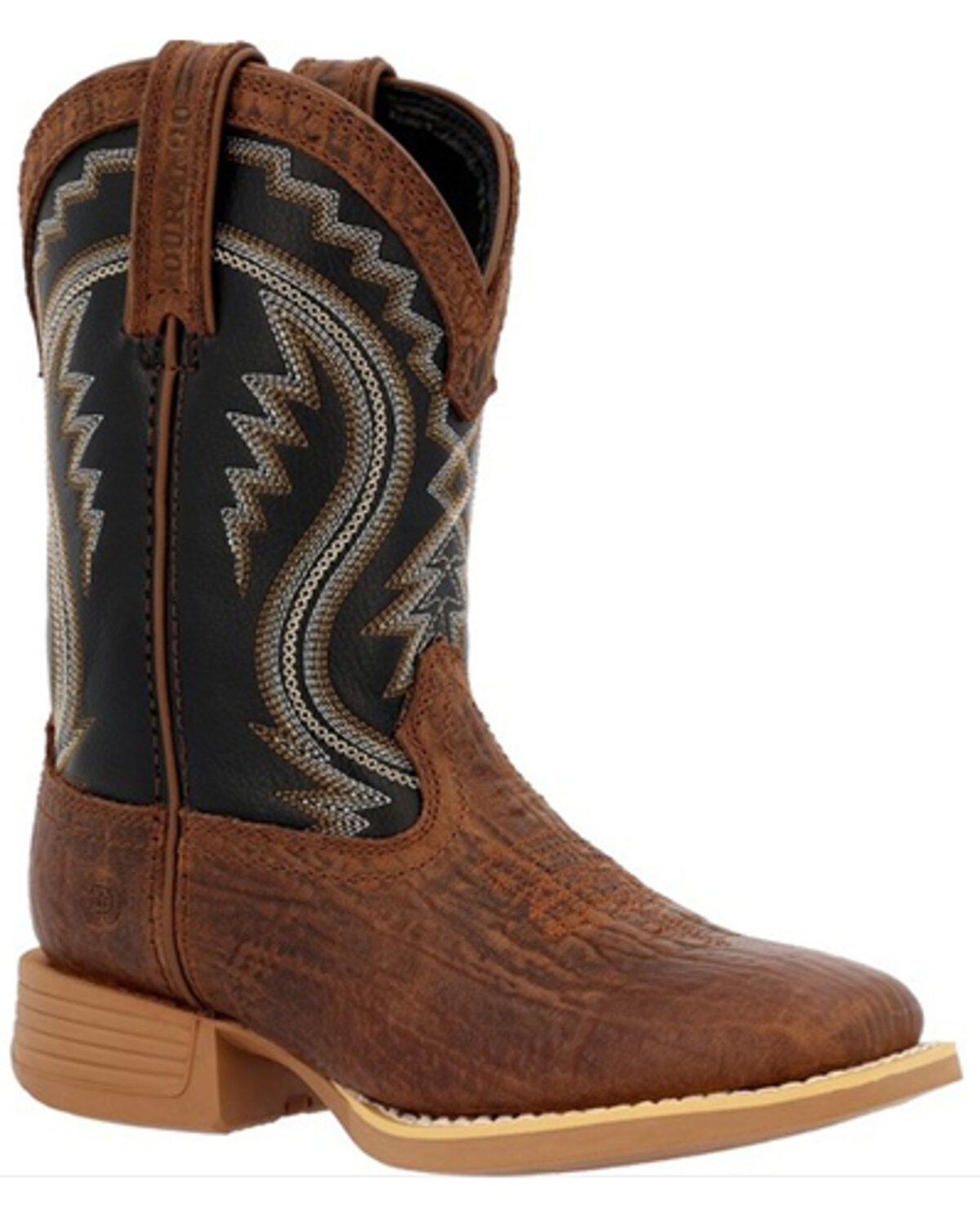 Durango Boys' Lil Rebel Pro Onyx Western Boots - Square Toe, Brown, hi-res
