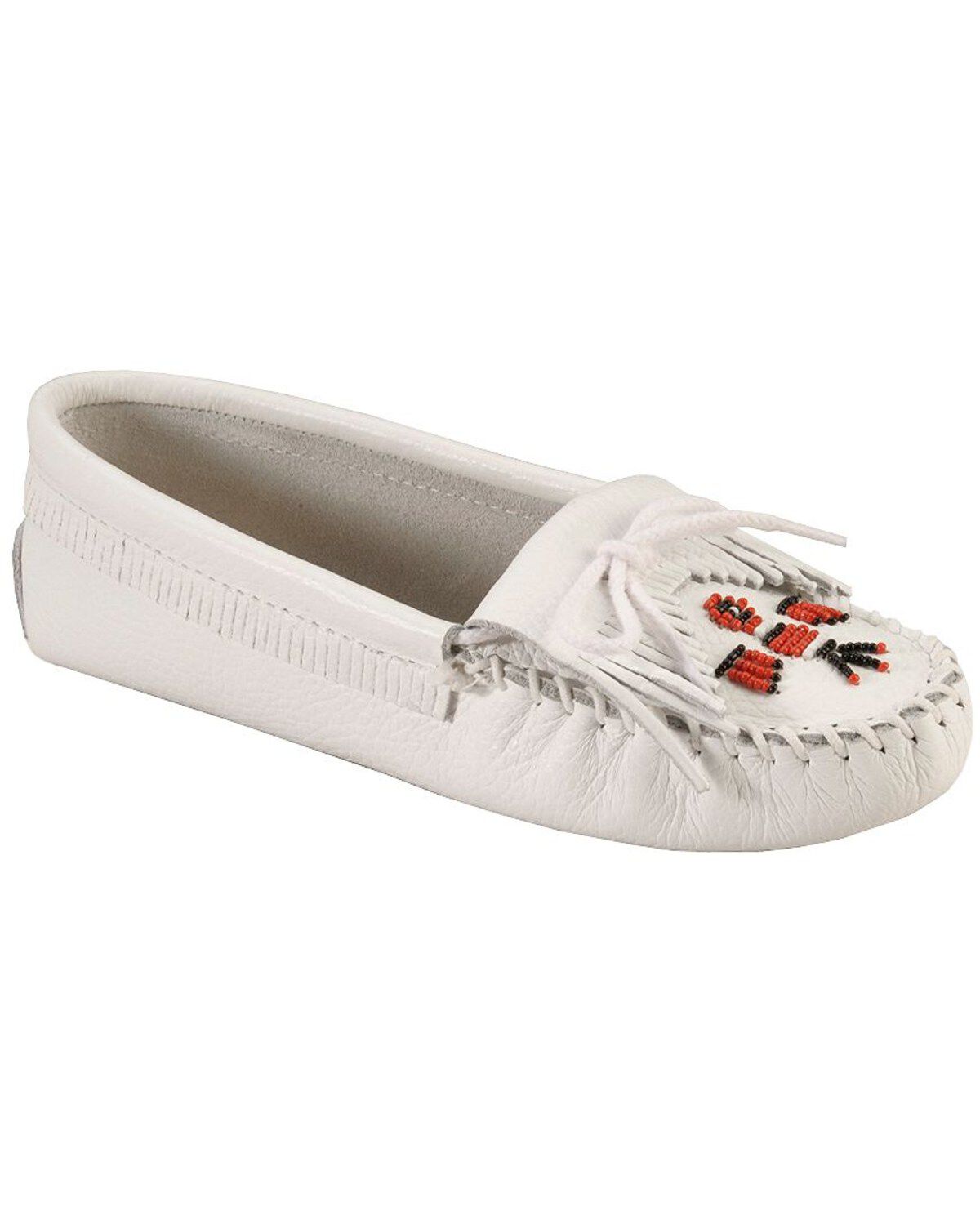 Image #1 - Minnetonka Beaded Thunderbird Moccasins, , hi-res