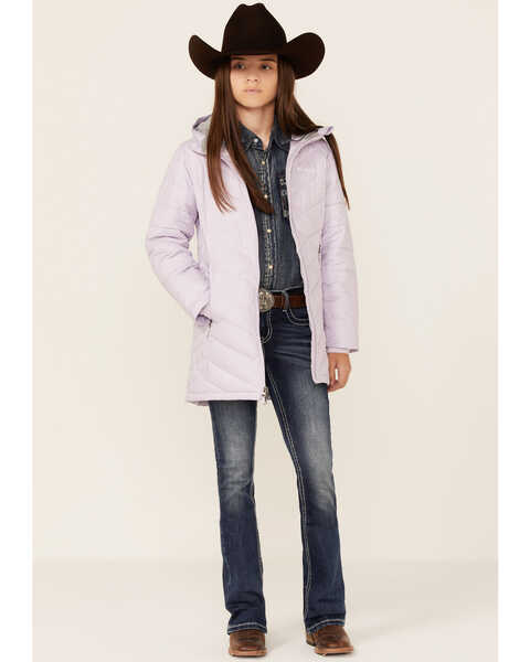 Columbia Girls' Heavenly Long Jacket , Light Purple, hi-res