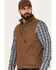 Image #2 - Brothers and Sons Men's Clay Zipper Vest, Bark, hi-res