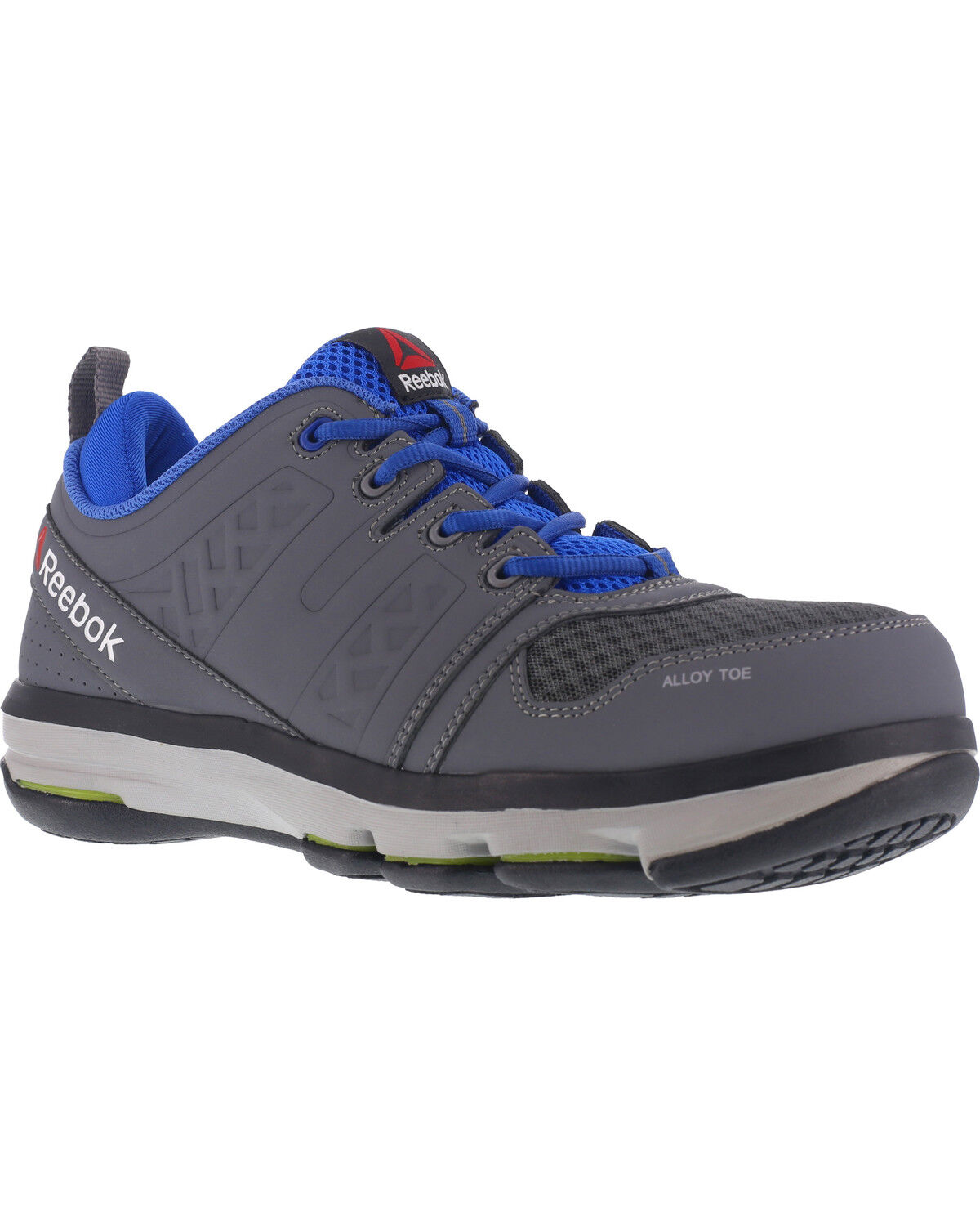 Image #1 - Reebok Men's Leather and Mesh Athletic Oxfords - Alloy Toe, , hi-res