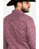 Image #5 - Rock 47 By Wrangler Men's Burgundy Paisley Print Long Sleeve Western Shirt  , , hi-res
