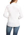Image #2 - Ariat Women's Kirby White Stretch Button Down Long Sleeve Shirt, White, hi-res