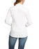 Image #2 - Ariat Women's Kirby White Stretch Button Down Long Sleeve Shirt , White, hi-res