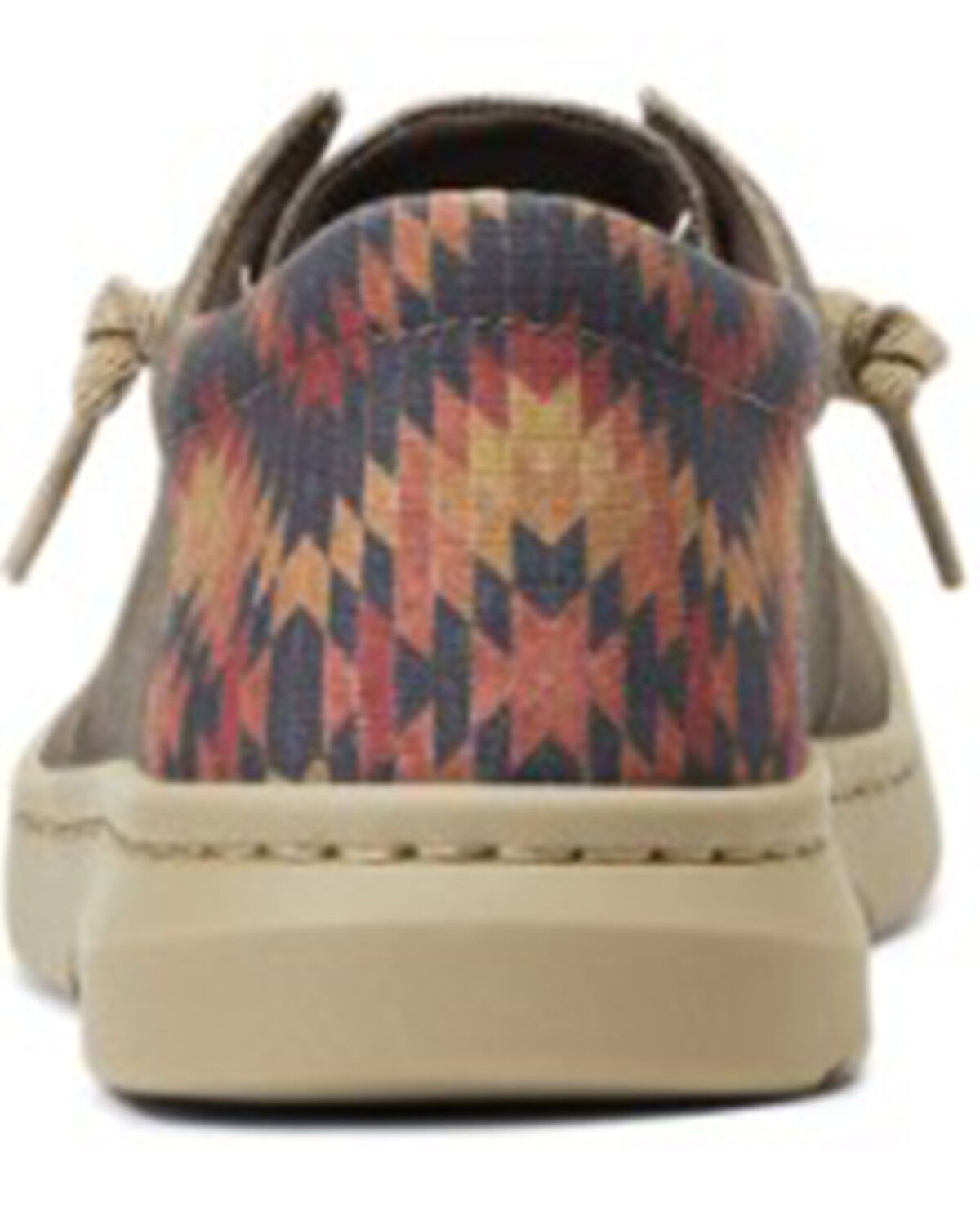 Image #3 - Ariat Men's Southwestern Print Hilo Stretch Lace Casual Shoe - Moc Toe, Brown, hi-res