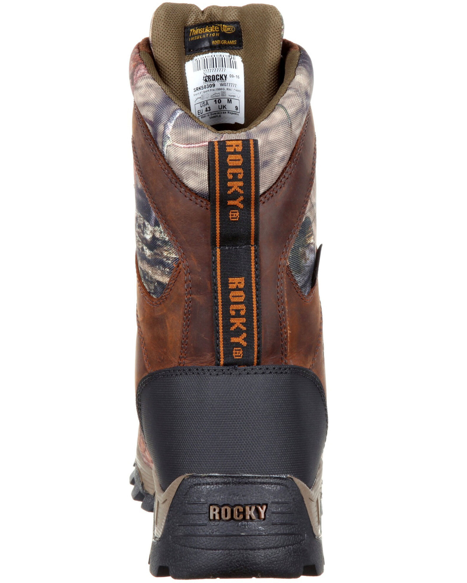 Rocky Men s Sport Pro Insulated Waterproof Outdoor Boots Round Toe Boot Barn